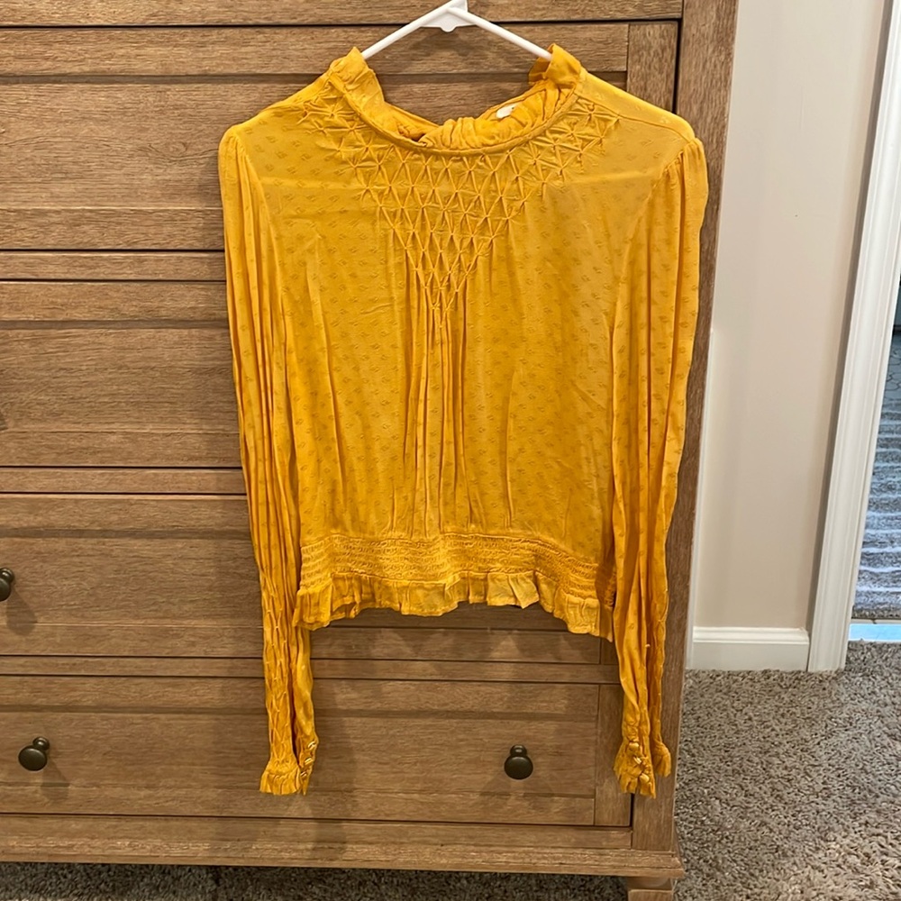 Tularosa marigold blouse